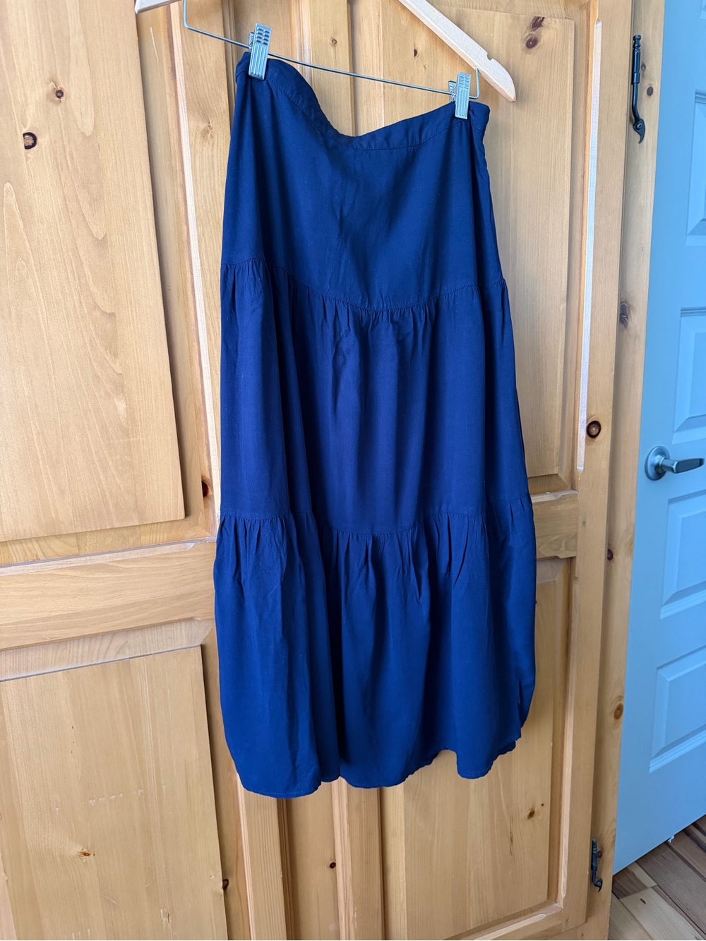 Maxi blue skirt